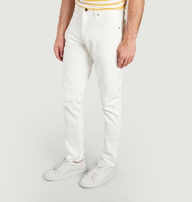 Circle 14oz White selvedge Straight Jeans